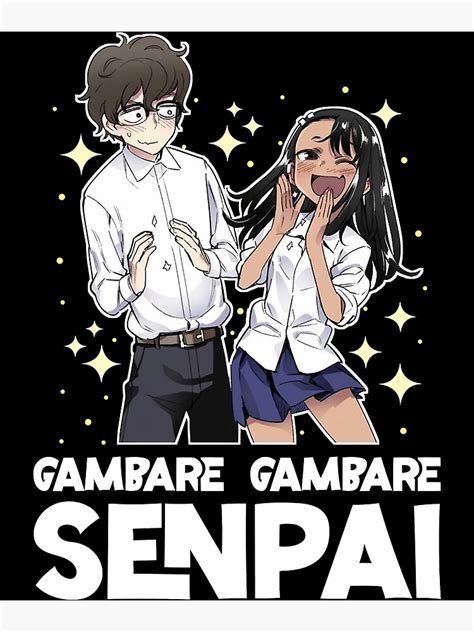 "Nagatoro - Gambare Gambare Senpai" Poster for Sale by GraphicPrintkk ...