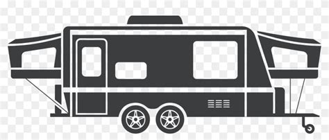 Transparent Camper Clipart Black And White - Clip Art, HD Png Download ...