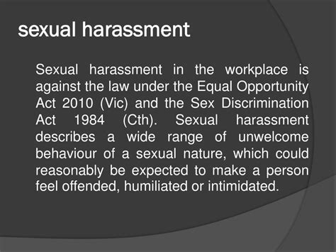 Ppt Sexual Harassment Training Powerpoint Presentation Free Download