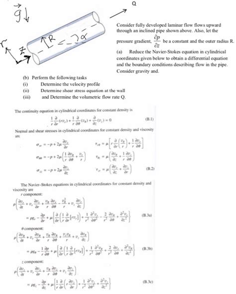 Solved I Ir Consider Fully Developed Laminar Flow Chegg