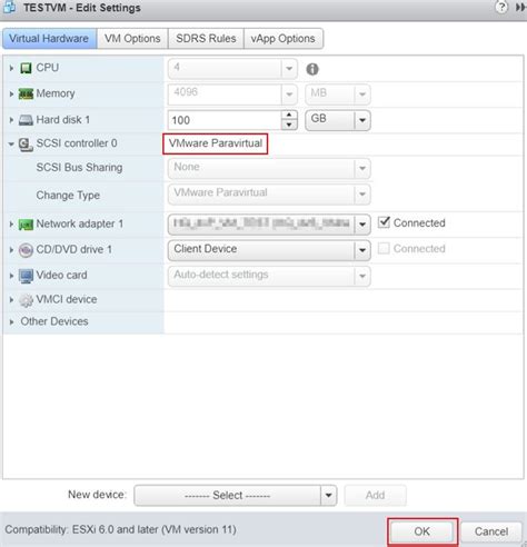 Lsi Logic Sas Scsi Controllerdan Vmware Paravirtual Scsi Controllera