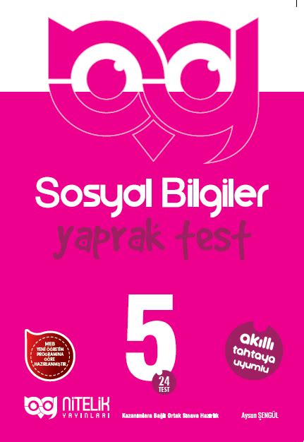 5 Sınıf Sosyal Bilgiler Yaprak Testleri Nitelik Yayınları