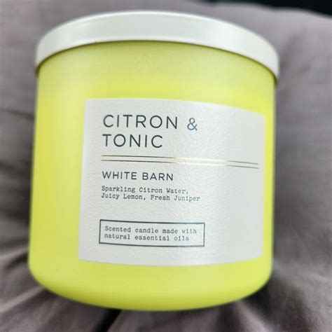 Bath Body Works Accents Citron Tonic 3 Wick Candle Bbw New Poshmark