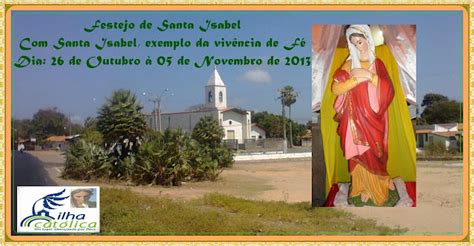 Área Pastoral Santa Isabel Festa de Nossa querida Padroeira da Ilha