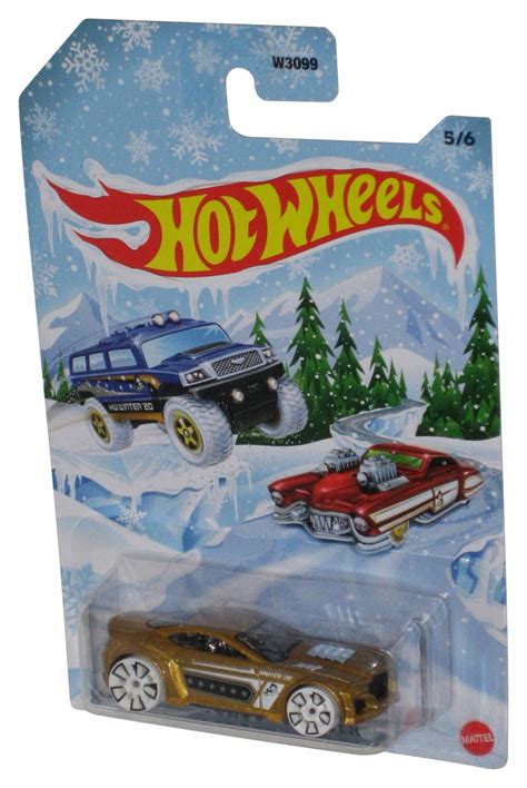 Hot Wheels Torque Twister Winter Christmas Gold Toy Car Walmart