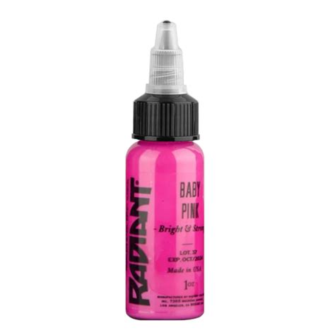 Tattoo Ink: Radiant Colors Baby Pink - Hildbrandt Tattoo Supply