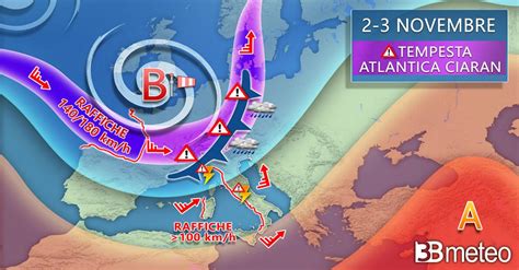 Avviso Meteo Sta Per Arrivare La Tempesta Atlantica Ciaran Maltempo E