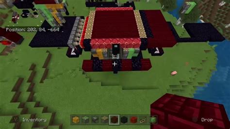 Minecraft Bedrock PROOF OF CONCEPT 7x7 Slimeblock Elevator Upward