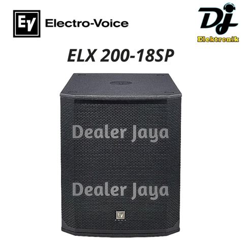 Jual Subwoofer Electro Voice Ev Elx Sp Elx Sp Inch