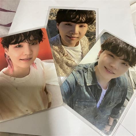 Bts Official Photocards Pc Yoongi Suga Butter Cream Peaches Pob Set