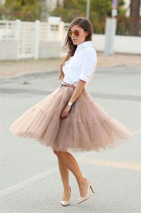 Ways To Wear The Midi Tulle Skirts Just Trendy Girls