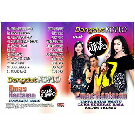 Jual Terbaru Kaset Vcd Dvd Musik Lagu Dangdut Koplo Gank Kumpo Emas