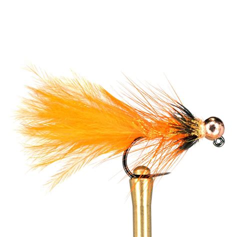 Orange Jig Woolly Bugger Flytotie