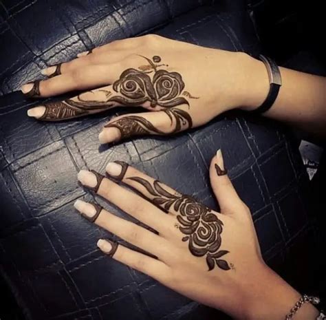 40 Glamorous Rose Flower Mehndi Designs 2020 Sheideas