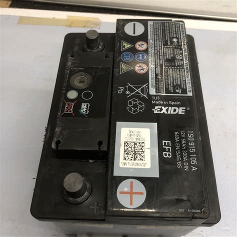 EXIDE VW AG Battery 12V 59Ah 320A DIN EBay