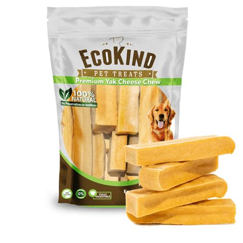 EcoKind Yak Milk Dog Chews for Large Dogs, Yak Stick Dog Treats ...