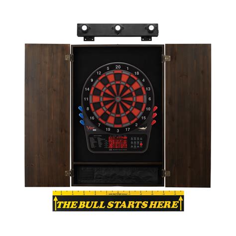 Viper 800 Electronic Dartboard Metropolitan Espresso Cabinet Throw