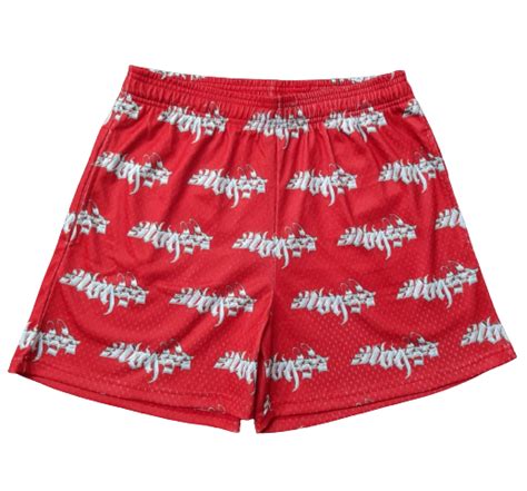 Abyss Chrome Shorts Red The Abyss Brand