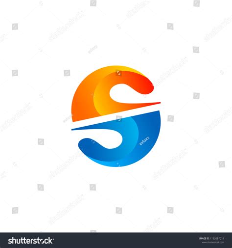 3d Letter S Logo Design Template Stock Vector Royalty Free 1132687019