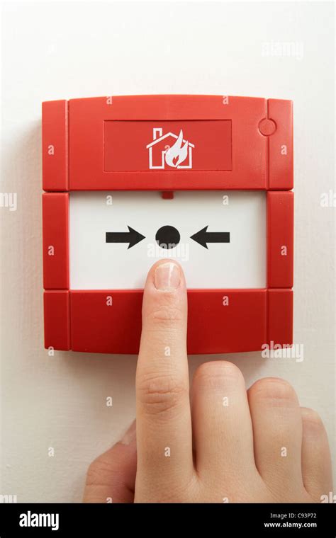 Break-glass fire alarm Stock Photo - Alamy