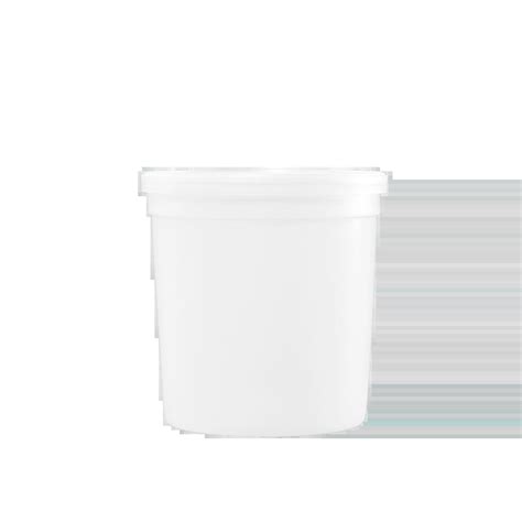 16 Oz Natural Plastic Tub And Lid Fda Approved Illing Packaging Store