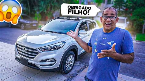 DEI UM CARRO DE LUXO PARA O MEU PAI EMOCIONANTE YouTube