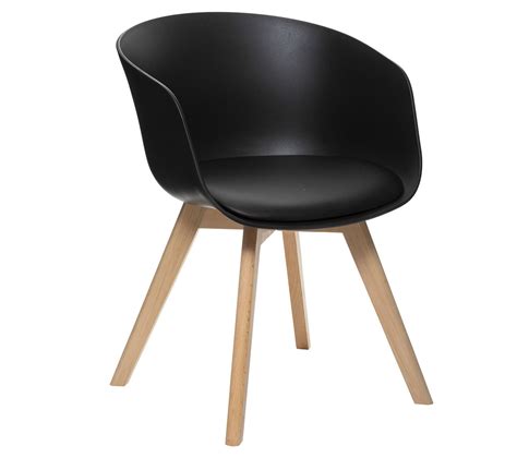 Lot De Fauteuils De Table Baya Noir Fauteuil De Table But