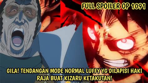 FULL SPOILER OP 1091 YONKOU MEMANG BEDA LUFFY HANYA BUTUH MODE