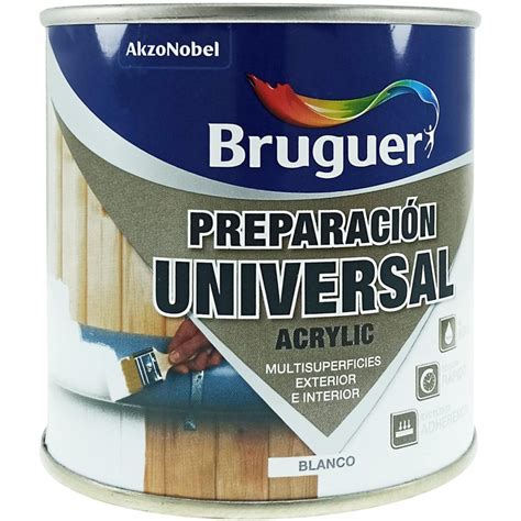 Preparación Imprimación Universal Bruguer Acrylic Multisuperficies