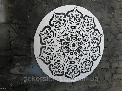 Трафарет для покраски/штукатурки стен, узор Мандала Трафарет для ...