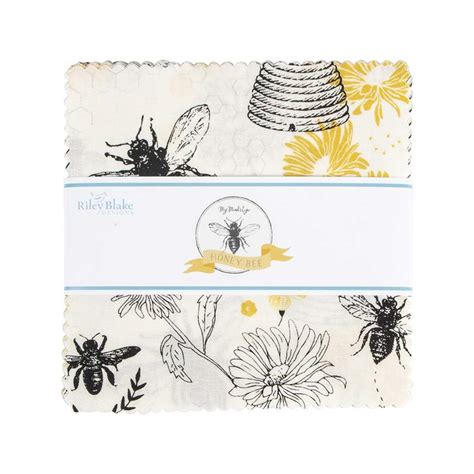 Riley Blake Designs Honey Bee Charm Pack By My Minds Eye