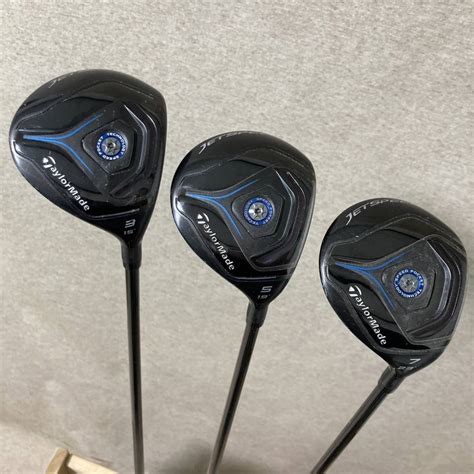 【傷や汚れあり】テーラーメイド Taylormade フェアウェイウッド 3本セット Jetspeed 3番 5番 7番 Flex R の落札