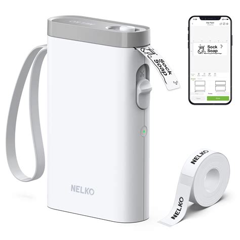 Amazon Nelko Label Maker Machine With Tape P21 Bluetooth Label