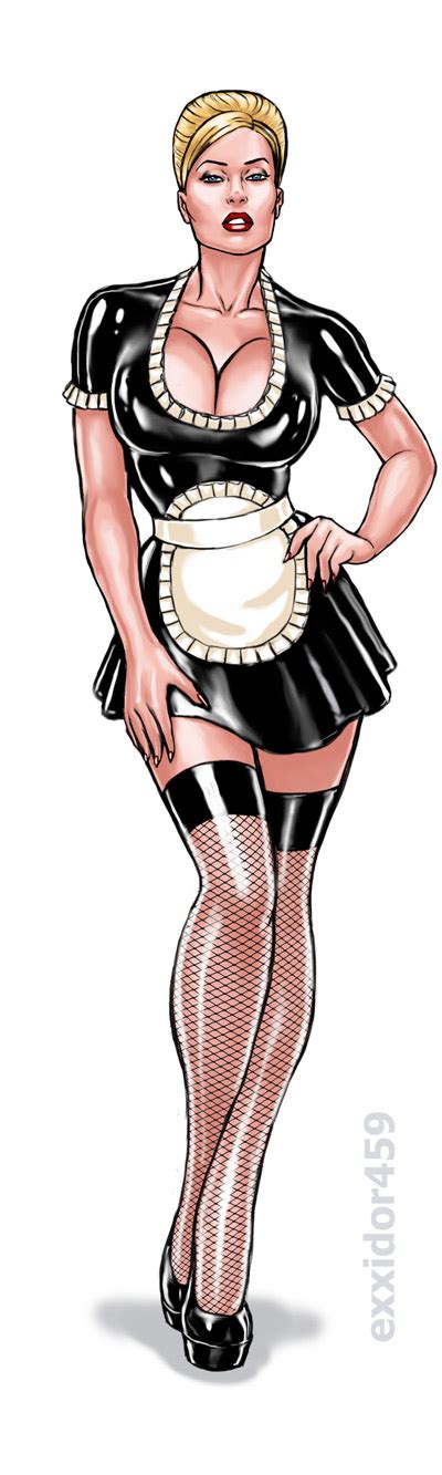 Commission Latex Maid By Exxidor Hentai Foundry