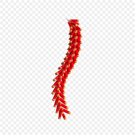 Chinese New Year Clipart Vector Red C4d Firecrackers For Chinese New