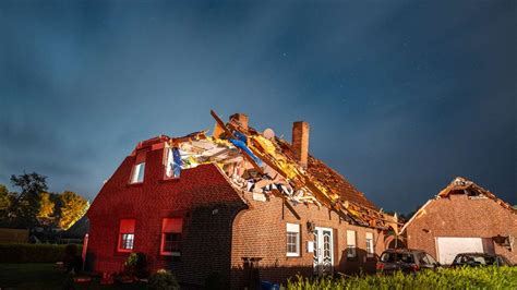 Unwetter in Deutschland Es war tatsächlich ein Tornado Sturmböen