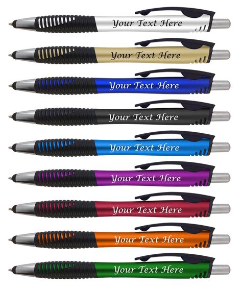 200 Personalized Business Pens Bulk Custom Text/ Logo, Marketing ...