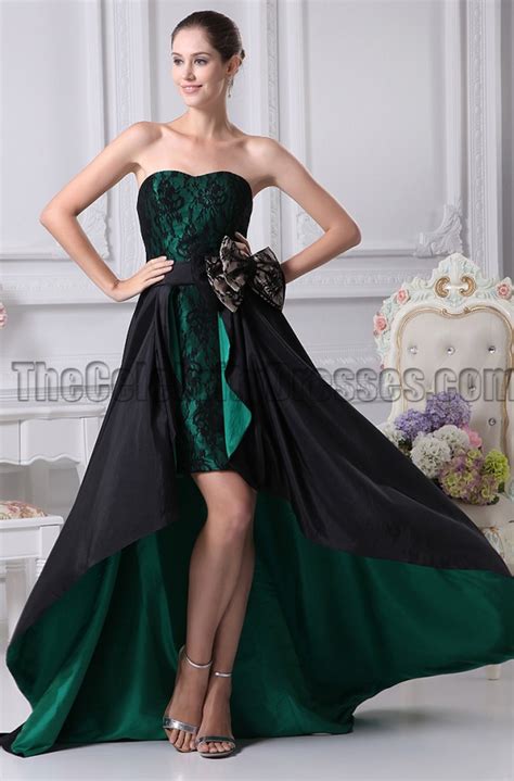 New Style Strapless Hi Low Prom Gown Evening Dresses Thecelebritydresses