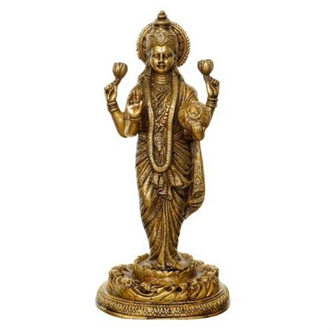 Eunoia Crafts Goddess Laxmi Handcrafted Brass Idol At Rs 7200 Piece