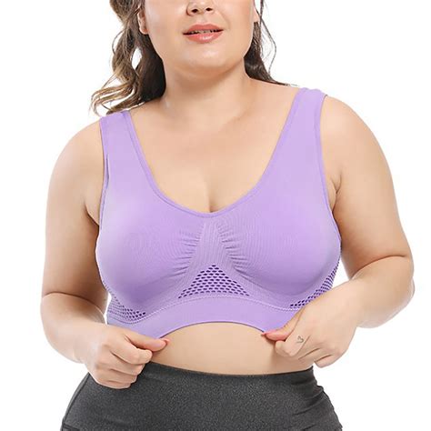 Mnjin 3 Pack Women S Wireless Lightly Lined Comfort T Shirt Bra Seamless Sports Bras For Women