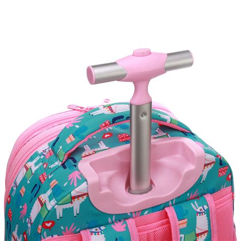 Mochila De Rodinhas Menina Infantil - Kit Mochila De Rodinhas Menina Escolar Infantil Reforçada - LeQueen ...