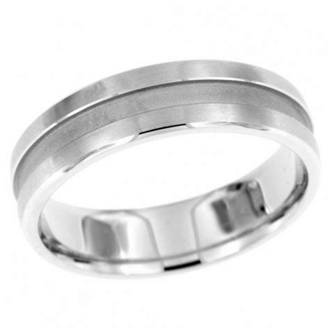 Kt White Gold Mens Wedding Band Joseph S Jewelry