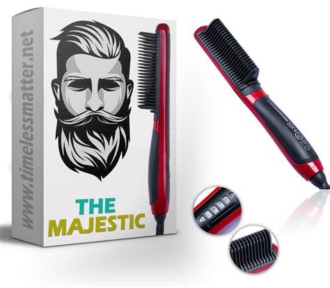 Beard Straightener - Premium Beard Straightening Brush – Timeless Matter