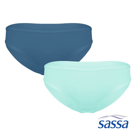 Sassa Basic Fit 2 In 1 Pack Mid Waist Bikini Panty Women Underwear Lazada PH
