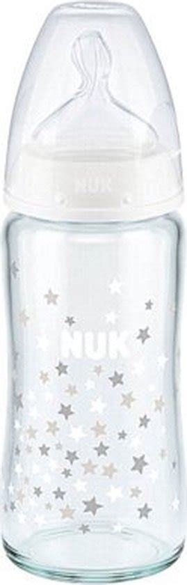 NUK Glazen Fles First Choice 240 Ml 0 6 M Wit 0 6 Maanden Bol