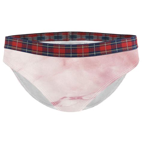 Brief Underwear Bikini Panties For Women Bikini Underwear S White Pink Marble Texture Walmart