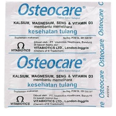 Jual OSTEOCARE STRIP 6 TABLET Shopee Indonesia