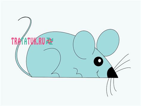 Как нарисовать мышку в детском саду