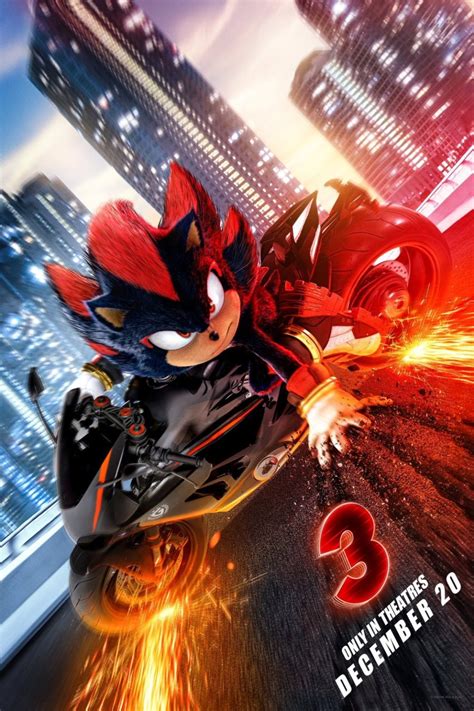 Sonic the Hedgehog 3 poster showcases Keanu Reeves' Shadow