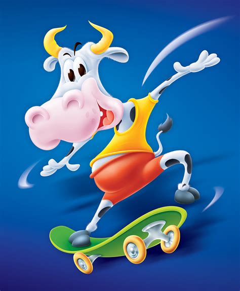 Cow Skateboard On Behance